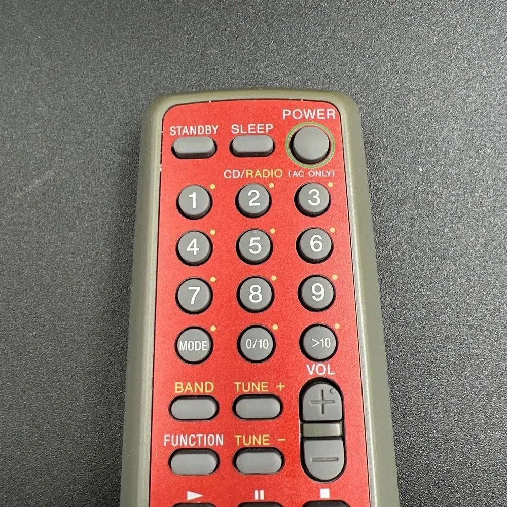 Sony OEM RMT-CE75A Gray With Red Inlay‎ Remote Control